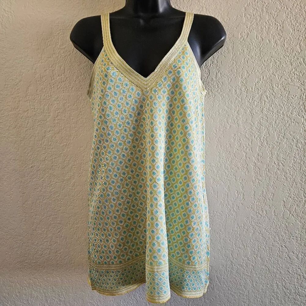 Zara Jaquard Knit Tank Top